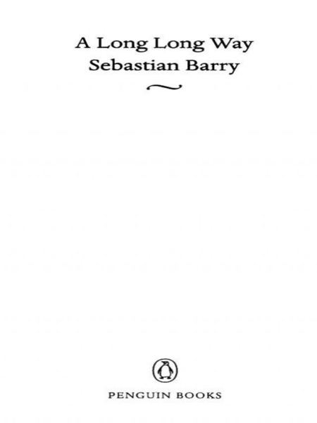 A Long Long Way by Sebastian Barry