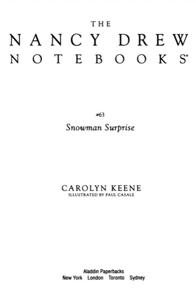 The Snowman Surprise by Carolyn Keene