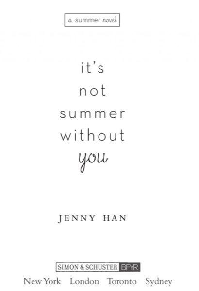 It's Not Summer Without You by Jenny Han