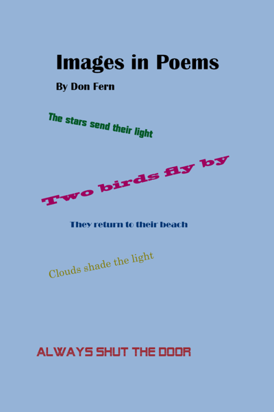 Images in Poems by Don Fern