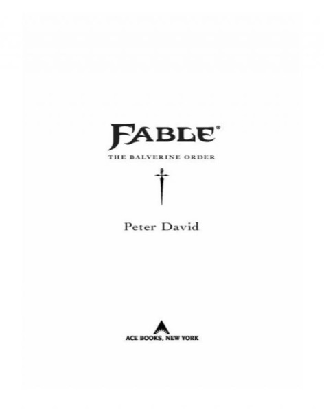 Fable: The Balverine Order (Fable) by Peter David