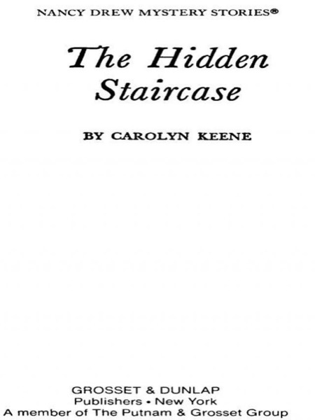 The Hidden Staircase by Carolyn Keene