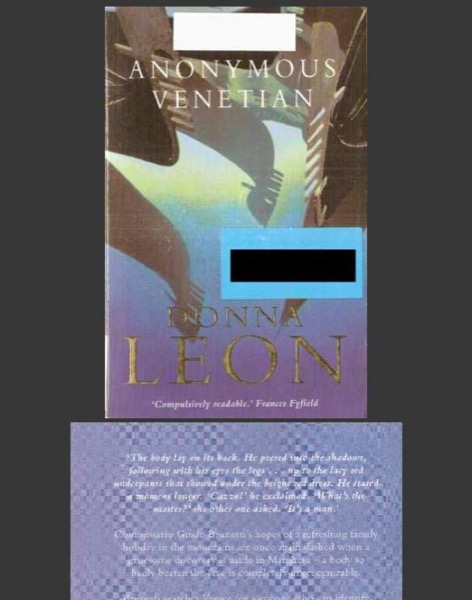 Anonymous Venetian by Donna Leon