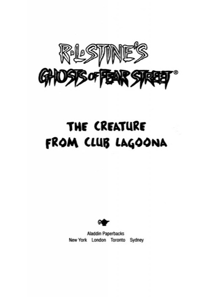 The Creature from Club Lagoona by R. L. Stine