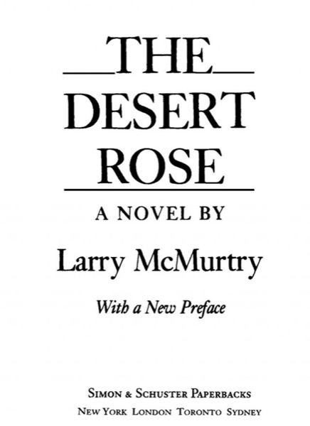 The Desert Rose by Larry McMurtry