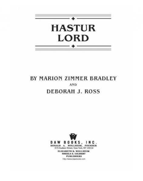 Hastur Lord by Marion Zimmer Bradley