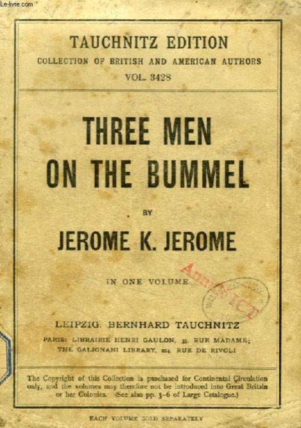 Three Men on the Bummel by Jerome K. Jerome