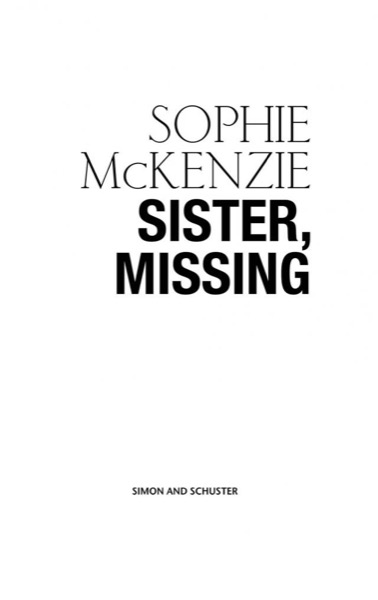 Sister, Missing by Sophie McKenzie