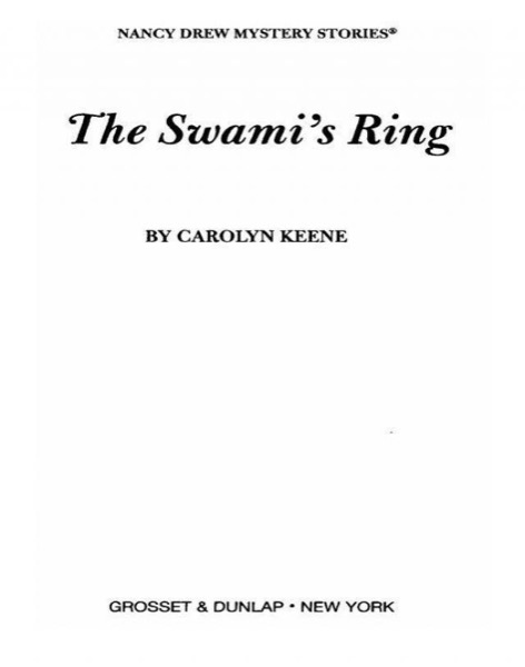 The Swami's Ring by Carolyn Keene