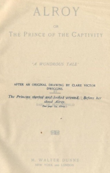 Alroy: The Prince of the Captivity by Earl of Beaconsfield Benjamin Disraeli