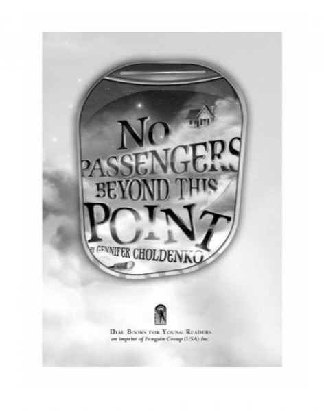 No Passengers Beyond This Point by Gennifer Choldenko