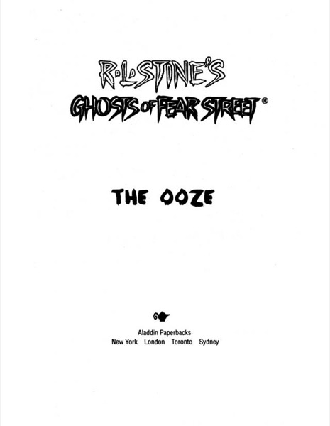 The Ooze by R. L. Stine