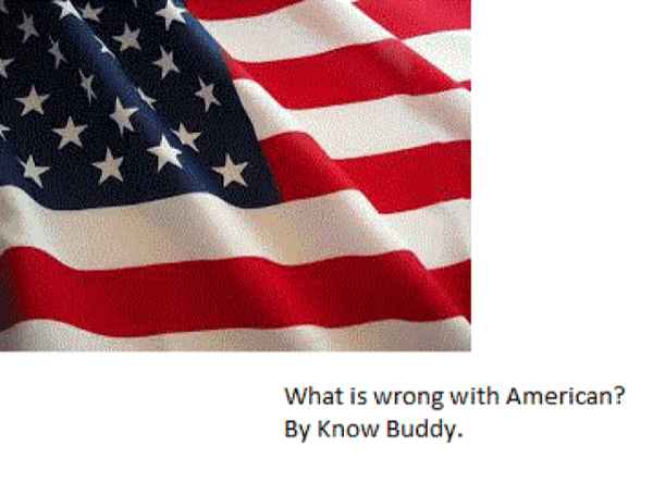 What is wrong with America? by Know Buddy