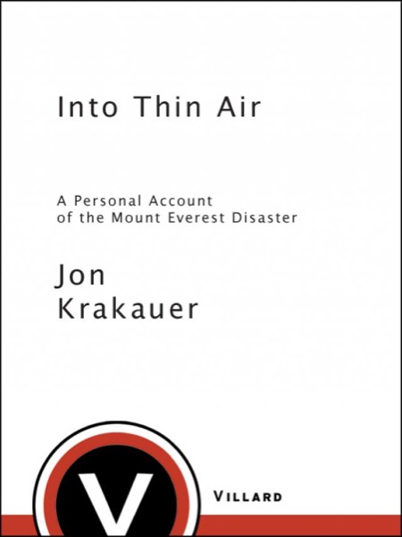 Into Thin Air by Jon Krakauer