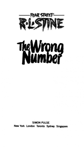 The Wrong Number by R. L. Stine