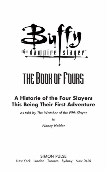 The Book of Fours by Nancy Holder