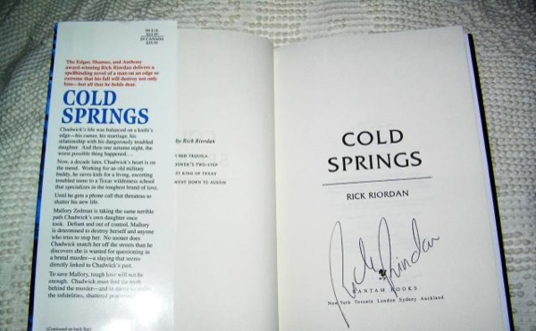 Cold Springs by Rick Riordan