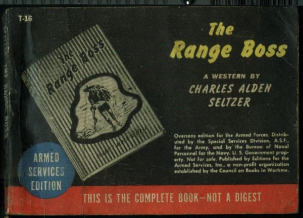 The Range Boss by Charles Alden Seltzer