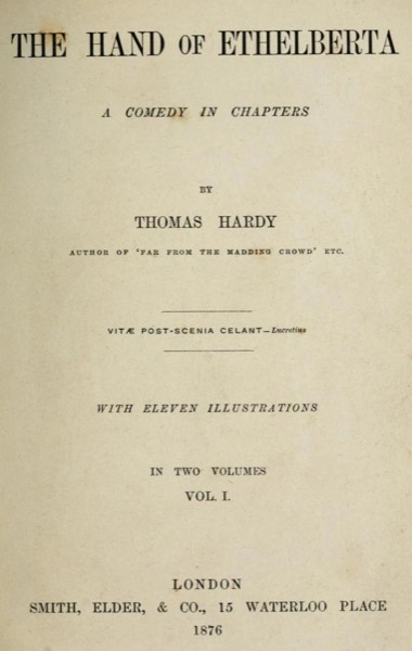 The Hand of Ethelberta: A Comedy in Chapters by Thomas Hardy