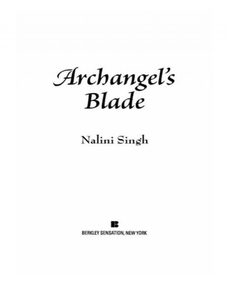 Archangel's Blade by Nalini Singh