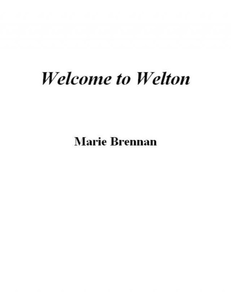 Welcome to Welton by Marie Brennan