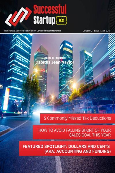 Successful Startup 101 Magazine - Volume 2, Issue 1 by Tabitha Naylor