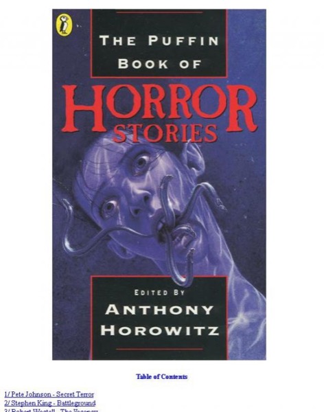 The Puffin Book of Horror Stories by Anthony Horowitz