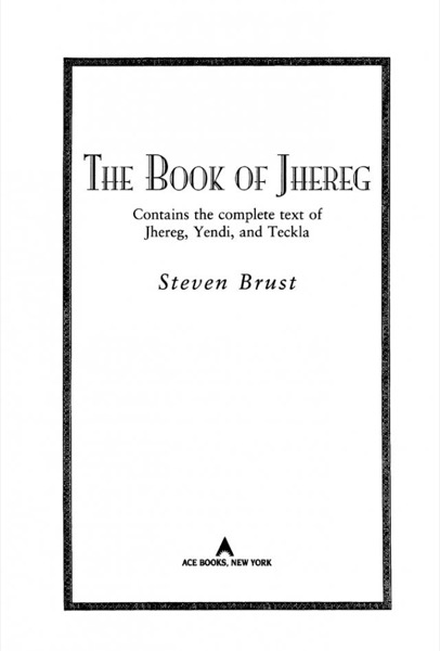 The Book of Jhereg by Steven Brust