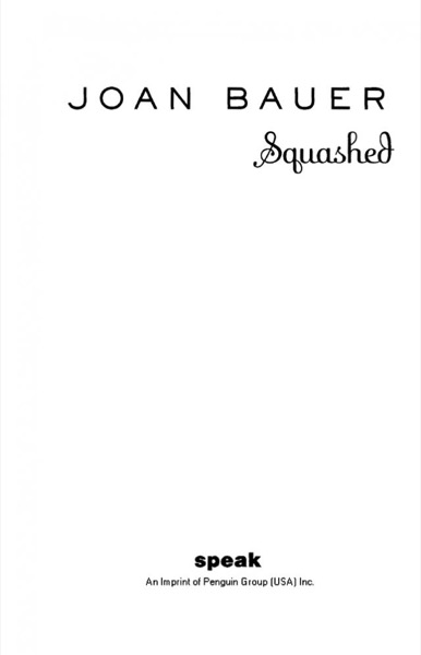 Squashed by Joan Bauer