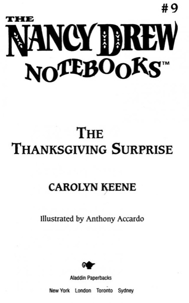 The Thanksgiving Surprise by Carolyn Keene