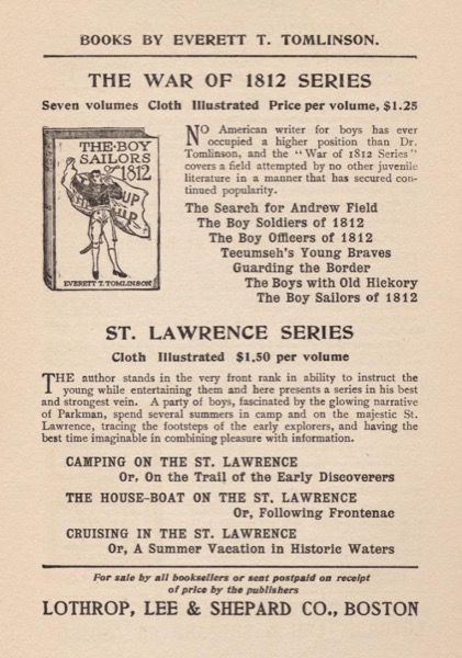 Camping on the St. Lawrence; Or, On the Trail of the Early Discoverers by Quincy Allen