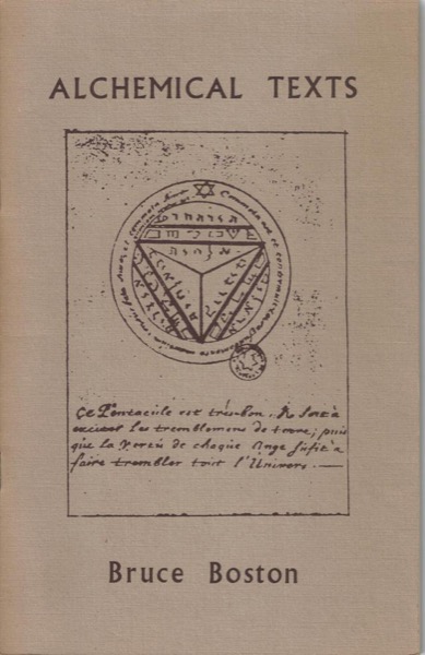 Alchemical Texts by Bruce Boston