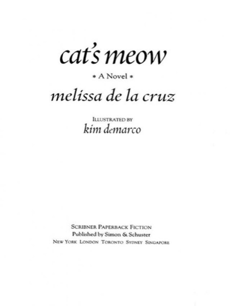 Cat's Meow by Melissa de la Cruz