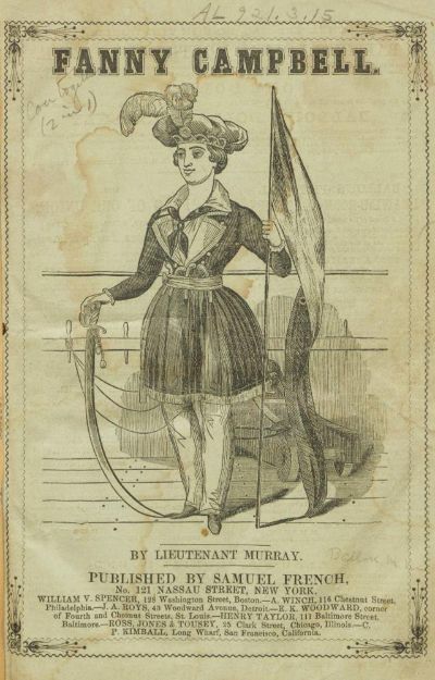 Fanny Campbell, The Female Pirate Captain: A Tale of The Revolution by Maturin Murray Ballou