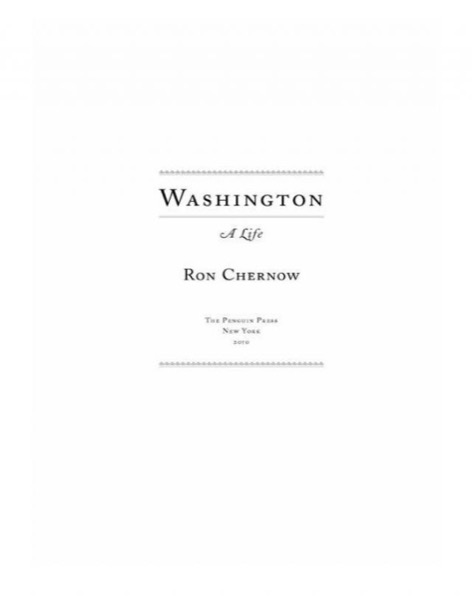 Washington by Ron Chernow