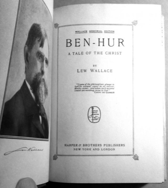 Ben-Hur; a tale of the Christ by Lew Wallace