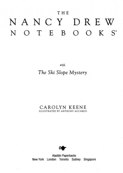 The Ski Slope Mystery by Carolyn Keene