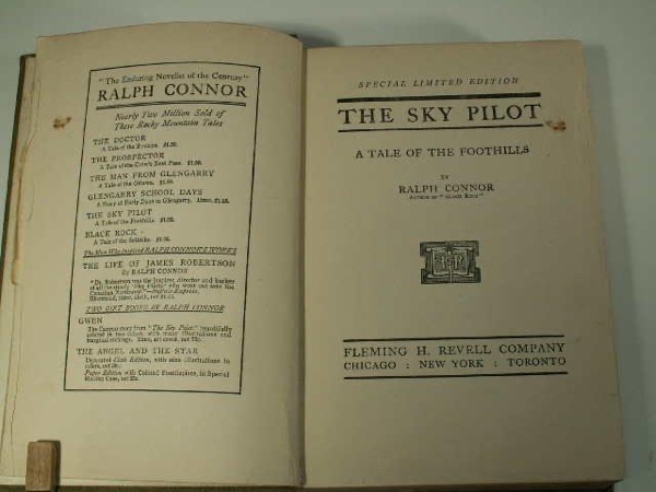 The Sky Pilot: A Tale of the Foothills by Ralph Connor