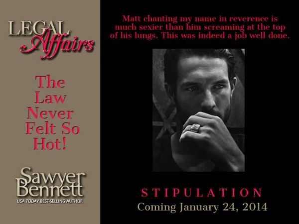 Stipulation by Sawyer Bennett