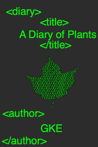 A Diary of Plants by Greg Ellis