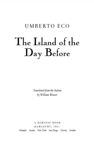 The Island of the Day Before