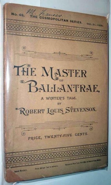 The Master of Ballantrae: A Winter's Tale by Robert Louis Stevenson