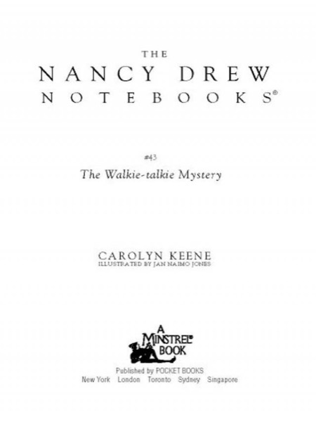 The Walkie Talkie Mystery by Carolyn Keene