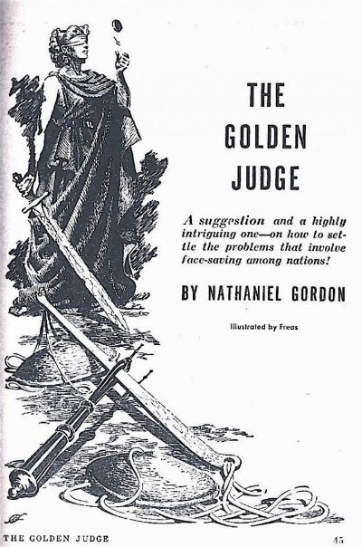 The Golden Judge by Nathaniel Gordon