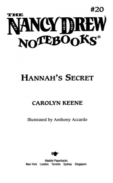 Hannah's Secret by Carolyn Keene