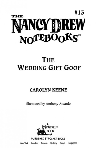 The Wedding Gift Goof by Carolyn Keene