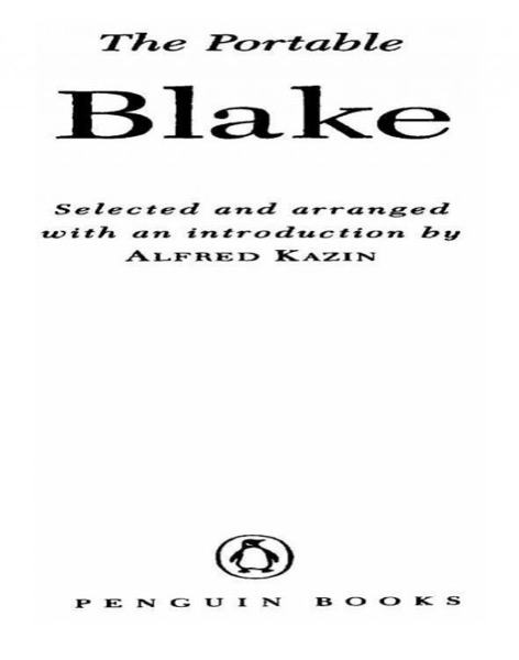 The Portable Blake by William Blake