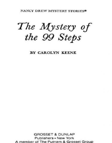 The Mystery of the 99 Steps by Carolyn Keene