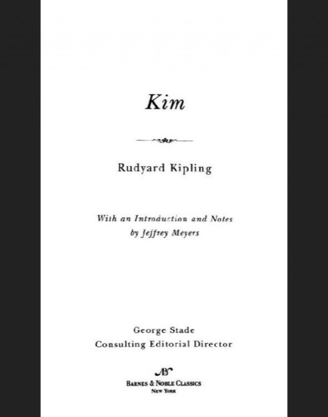 Kim (Barnes & Noble Classics Series) by Rudyard Kipling