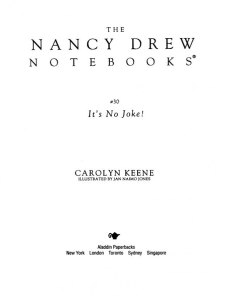 It's No Joke! by Carolyn Keene